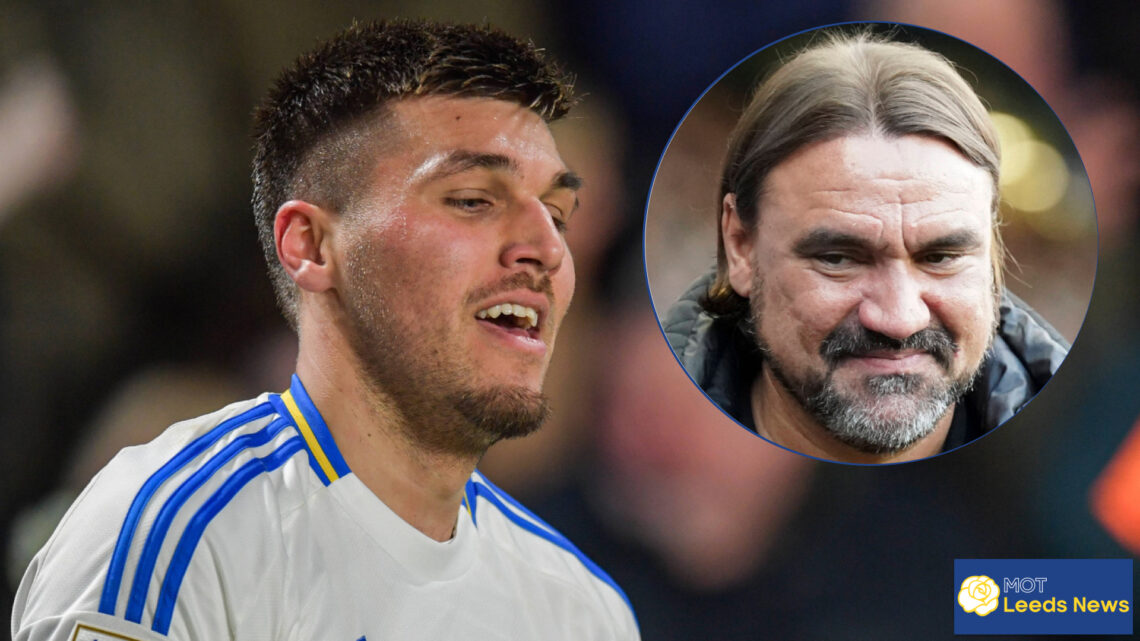 Leeds United striker Joel Piroe and Daniel Farke