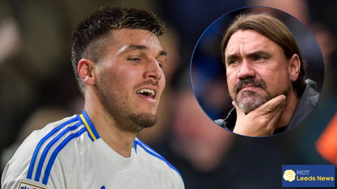 Leeds United striker Joel Piroe and Daniel Farke