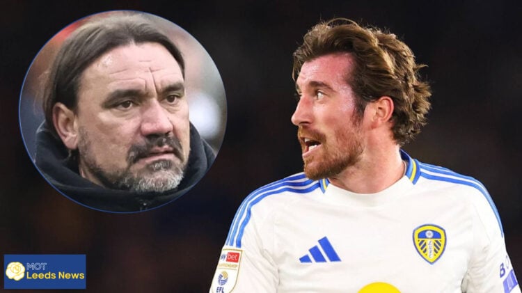 Leeds United midfielder Joe Rothwell and Daniel Farke