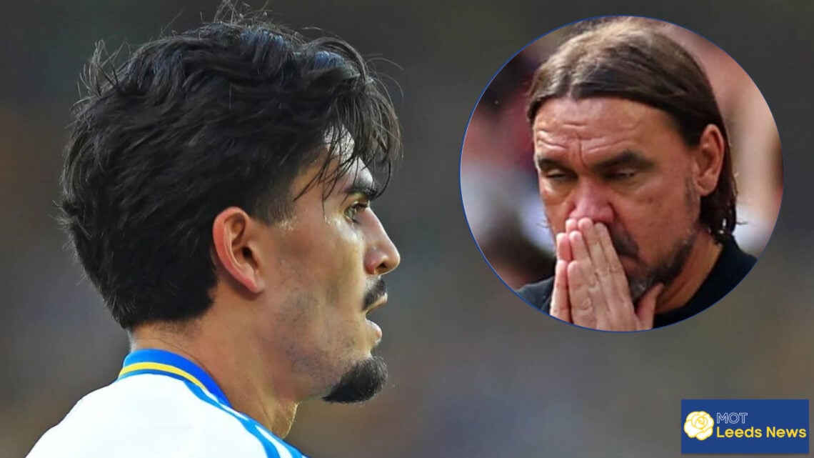 Leeds United defender Pascal Struijk and Daniel Farke