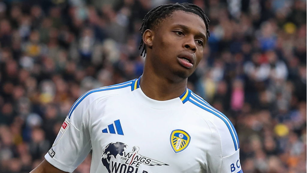 Largie Ramazani playing for Leeds