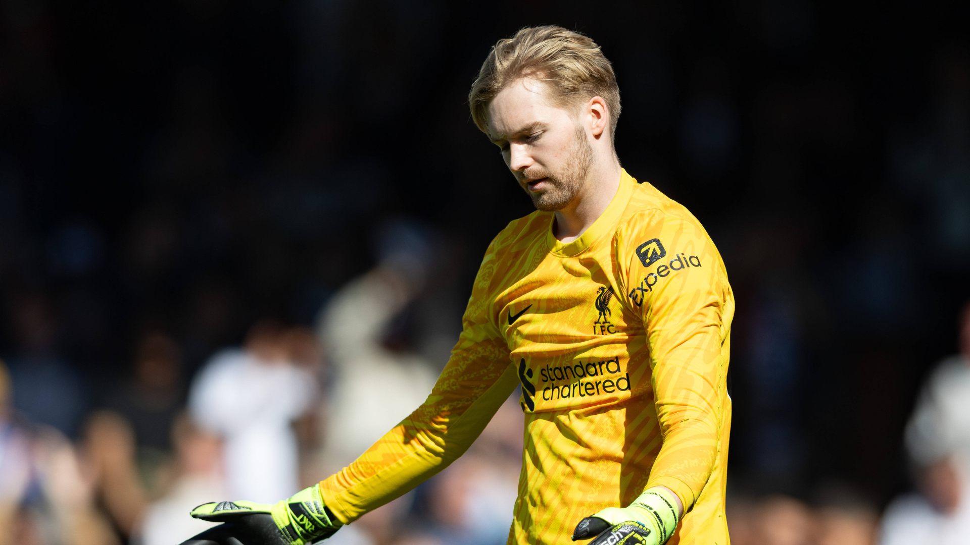 Liverpool goalkeeper Caoimhin Kelleher
