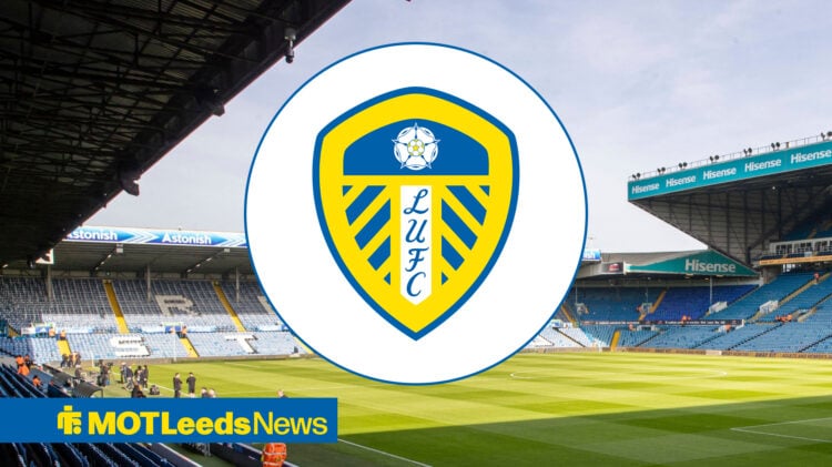 Elland Road, Leeds United badge in a circular insert