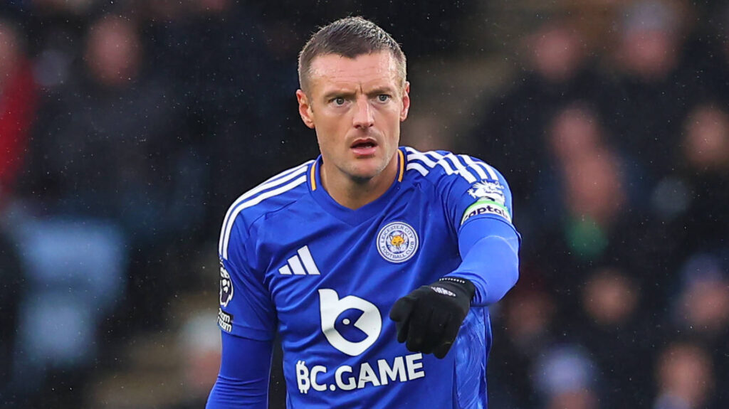 Leicester City striker Jamie Vardy