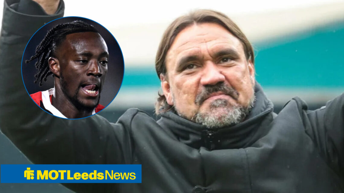 Leeds United manager Daniel Farke and AC Milan striker Tammy Abraham