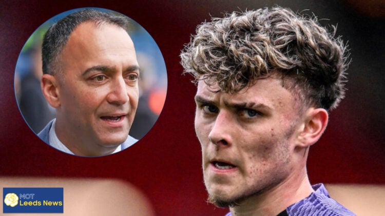 Leeds United chief Paraag Marathe and Red Bull Salzburg midfielder Bobby Clark