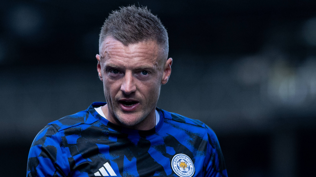 Leicester City striker Jamie Vardy