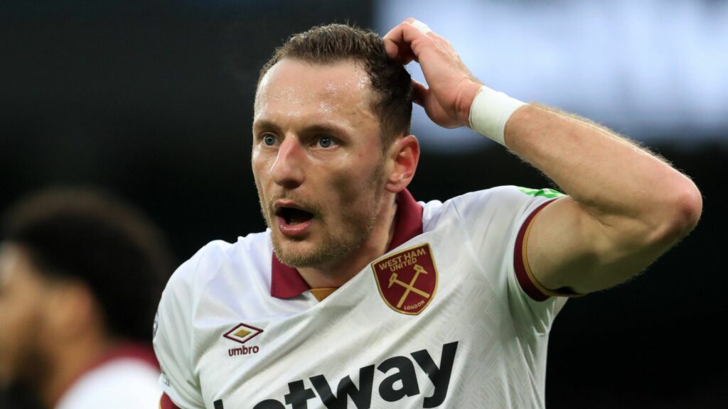West Ham United right-back Vladimir Coufal