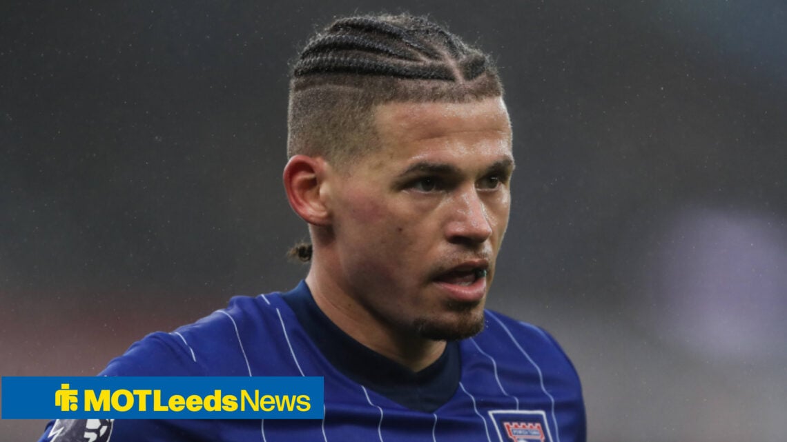 Kalvin Phillips in an Ipswich Town kit