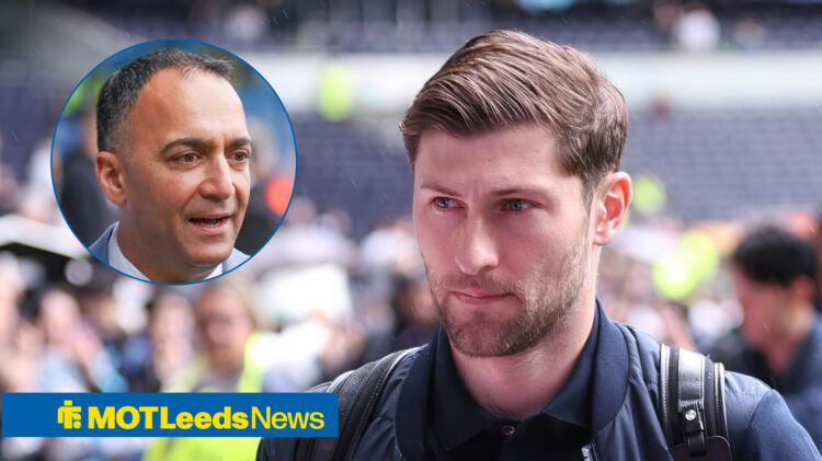 Leeds United chief Paraag Marathe and Tottenham defender Ben Davies