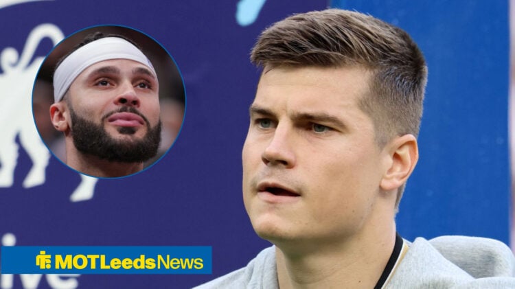 Leeds United minority owner Larry Nance Jr and Jaka Bijol