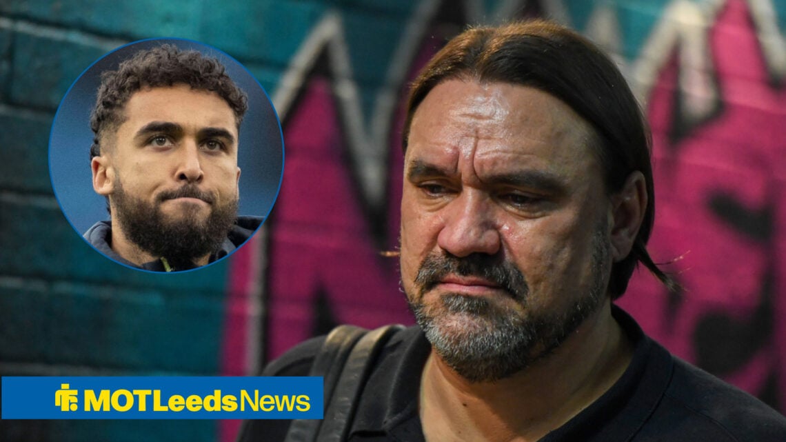 Leeds United manager Daniel Farke and former Everton striker Dominic Calvert-Lewin