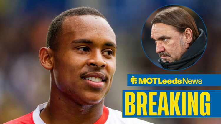 Leeds United manager Daniel Farke and Feyenoord forward Igor Paixao