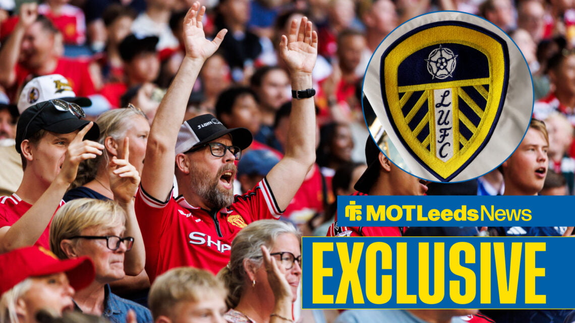 Manchester United fans v Leeds United in Stockholm