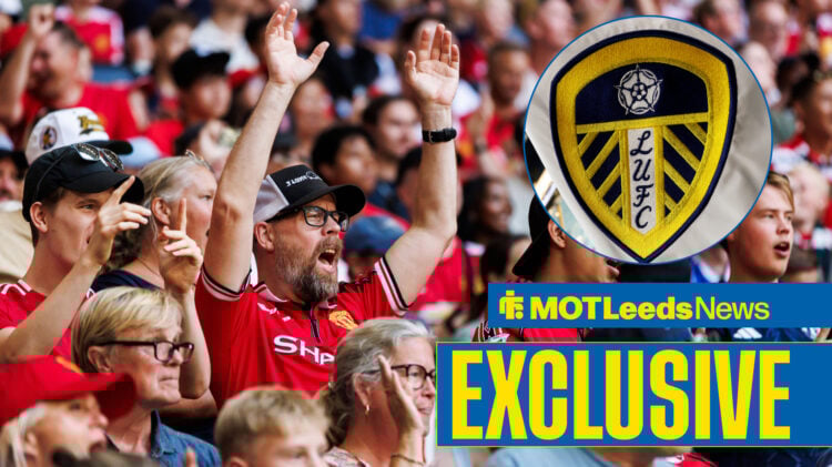 Manchester United fans v Leeds United in Stockholm
