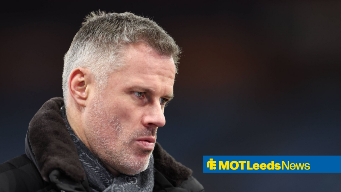 Jamie Carragher looking annoyed.