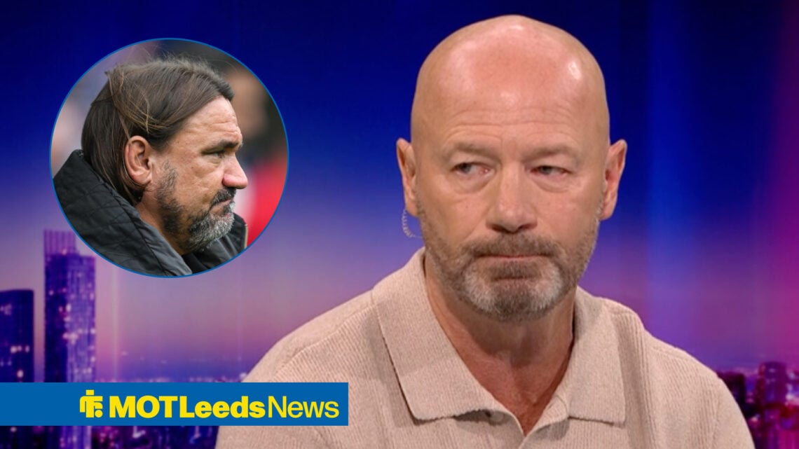 Alan Shearer on Match on the Day with Daniel Farke in circle