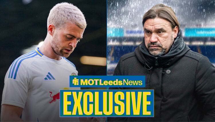 Patrick Bamford and Daniel Farke both looking sad
