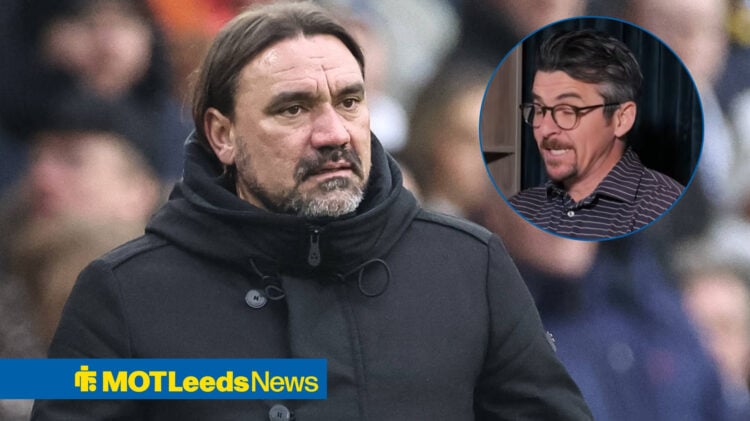 Daniel Farke not happy and Joey Barton looking surprised