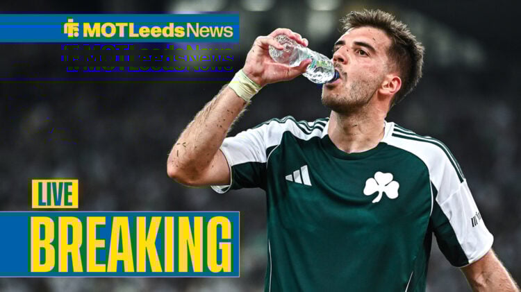 Breaking news on Leeds and Fotis Ioannidis.