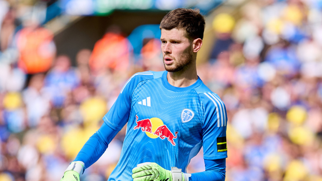 Leeds United goalkeeper Illan Meslier