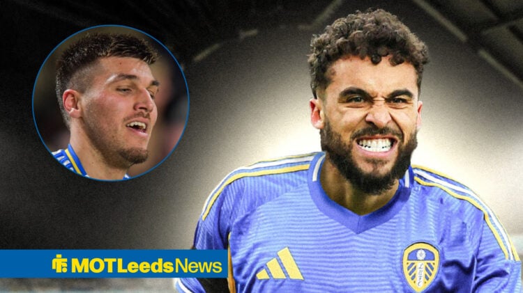 Dominic Calvert-Lewin in Leeds kit