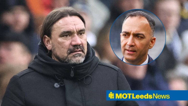 Leeds United manager Daniel Farke and Paraag Marathe