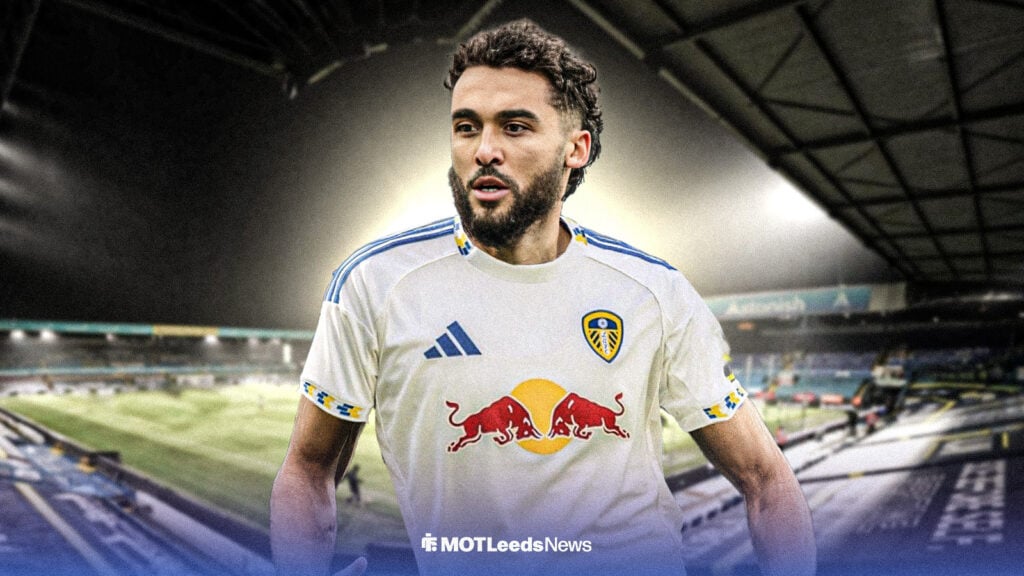 Dominic Calvert-Lewin in Leeds United kit