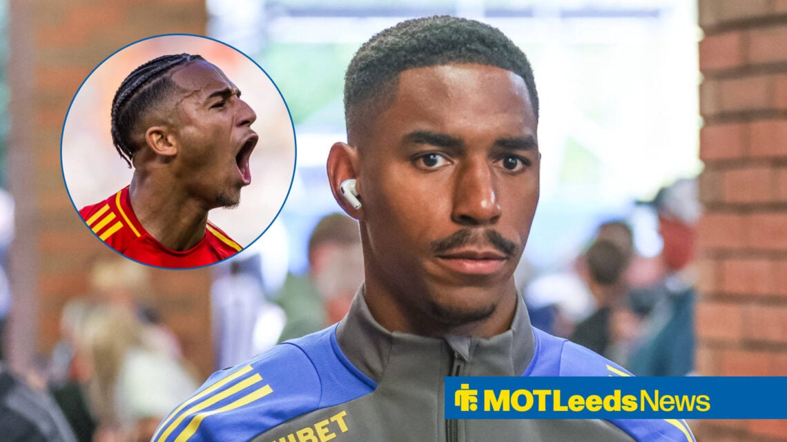 Junior Firpo during his time at Leeds United
