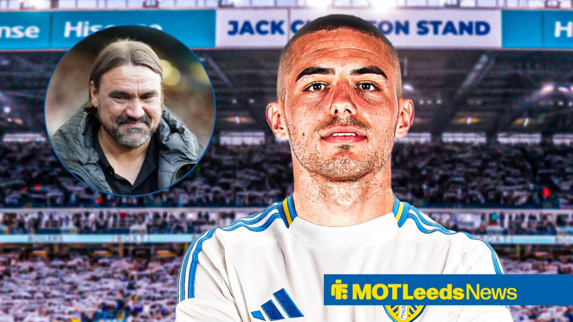 Nikola Krstovic in Leeds United shirt