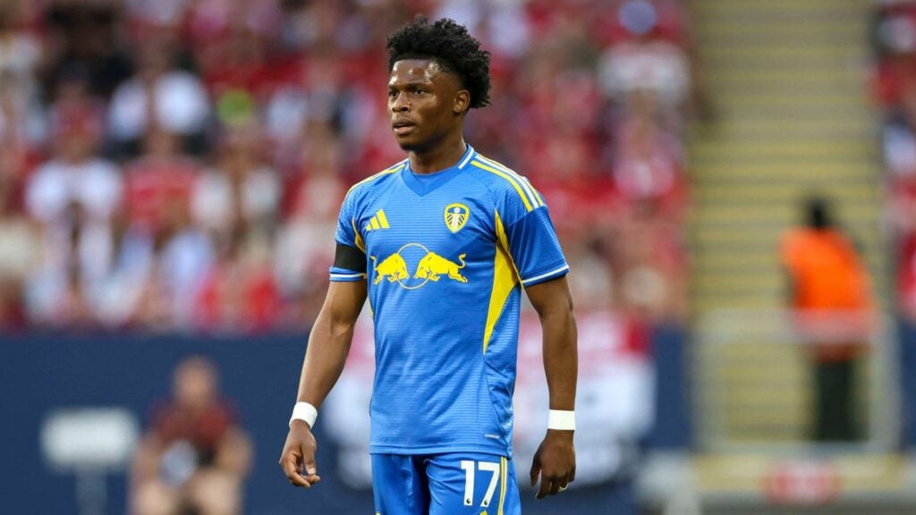 Leeds United winger Largie Ramazani on match day