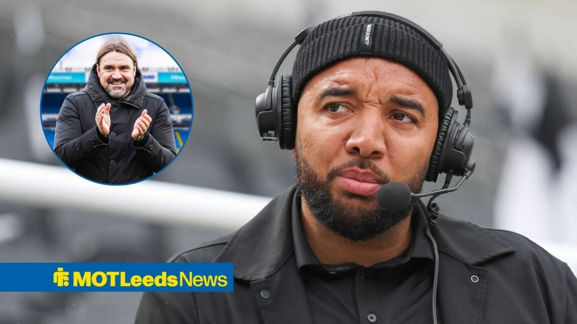 Troy Deeney thinking with Daniel Farke in frame