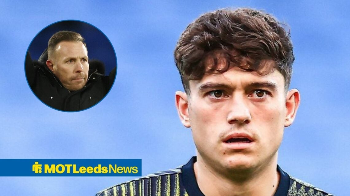 Dan James concerned with Craig Bellamy in frame