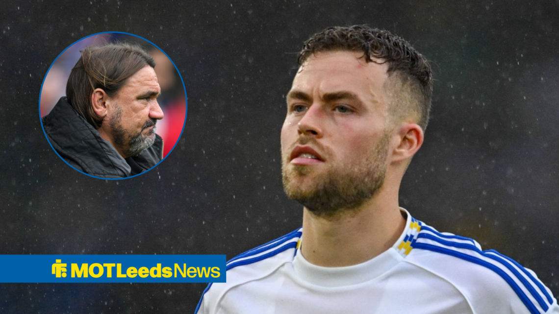 Gabriel Gudmundsson neutral with Daniel Farke in frame