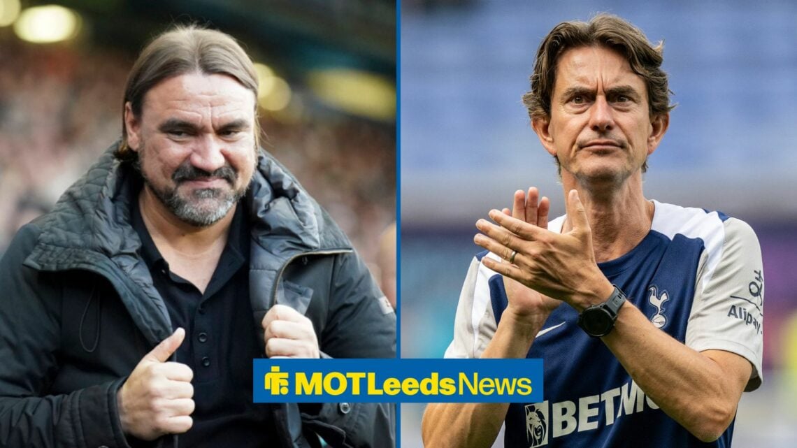 Thomas Frank and Daniel Farke happy