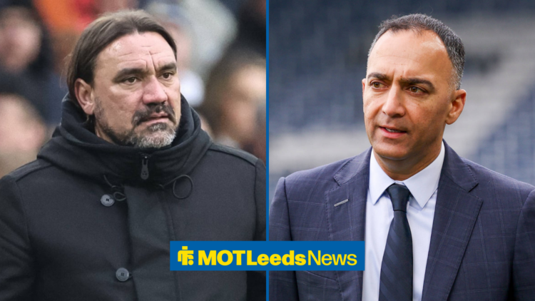 Leeds United manager Daniel Farke, Leeds chairman Paraag Marathe