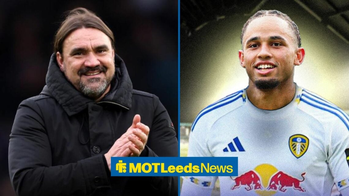Daniel Farke and Noah Okafor in side-by-side image