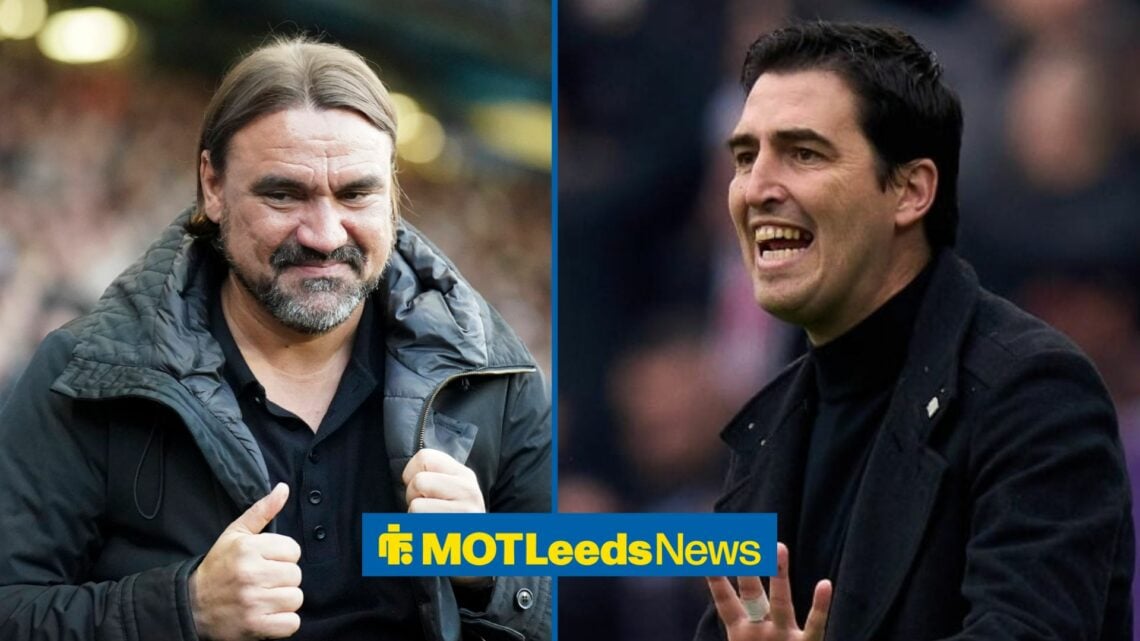 Daniel Farke and Andoni Iroala in head to head image