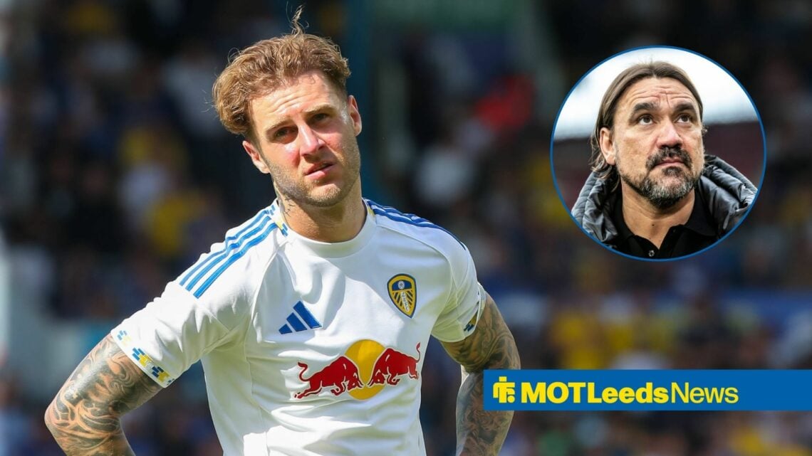 Joe Rodon disappointed in Leeds home shirt with Daniel Farke in circular inset