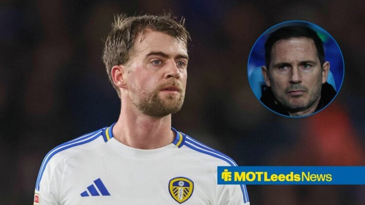 Former Leeds United striker Patrick Bamford and Coventry City manager Frank Lampard in circular inset