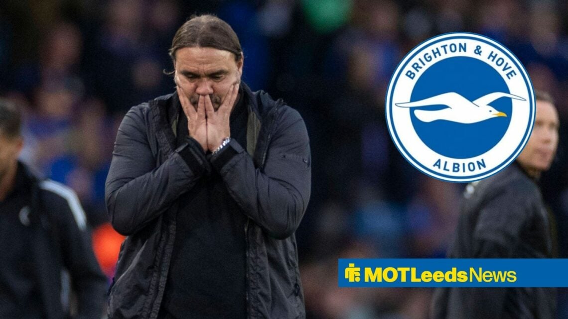 Daniel Farke hangs his head in shame as Brighton badge looms.