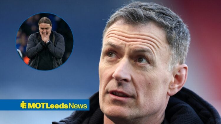Chris Sutton with Daniel Farke in frame
