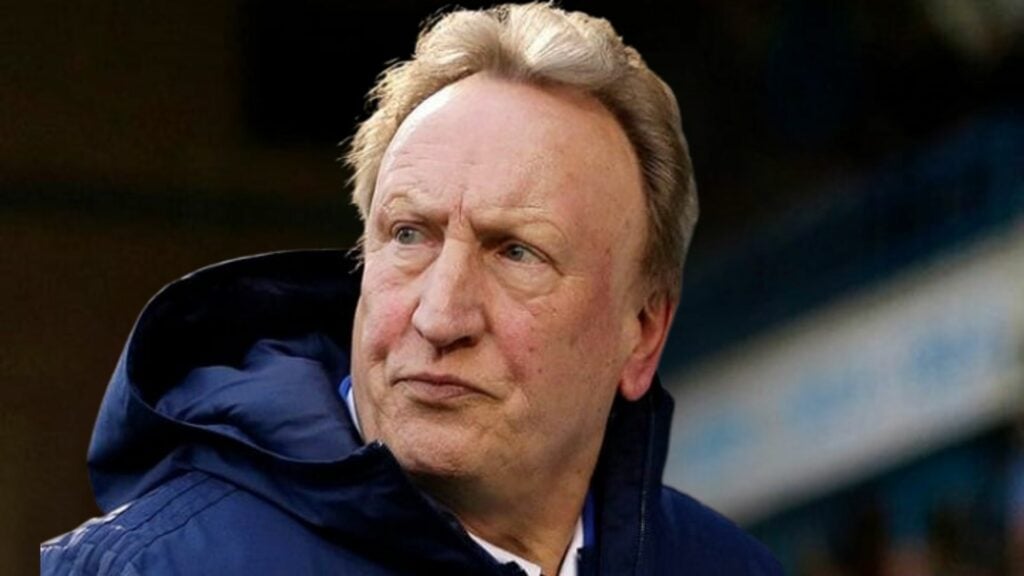 Neil Warnock looking annoyed