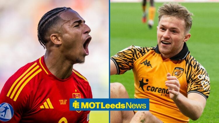 Mateo Joseph celebrating on left with Joe Gelhardt celebrating on right