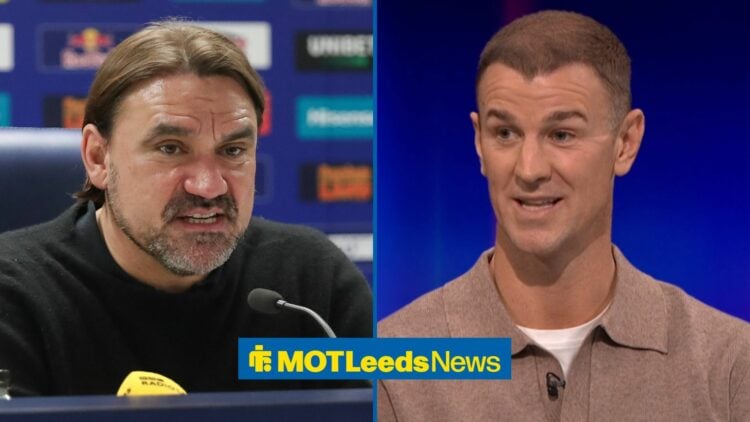 Daniel Farke in a press conference, Joe Hart on Match of the Day.