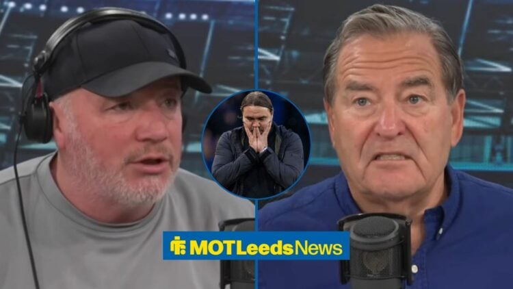 Ally McCoist and Jeff Stelling both with a serious look in the direction of Daniel Farke.