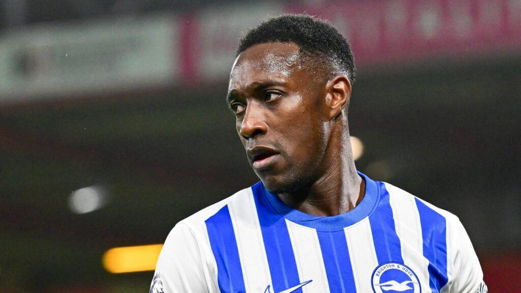 Danny Welbeck opened Brighton's account against Leeds.
