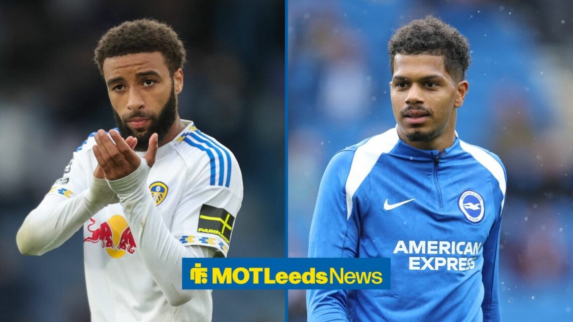 Leeds star Jayden Bogle and Georginio Rutter.