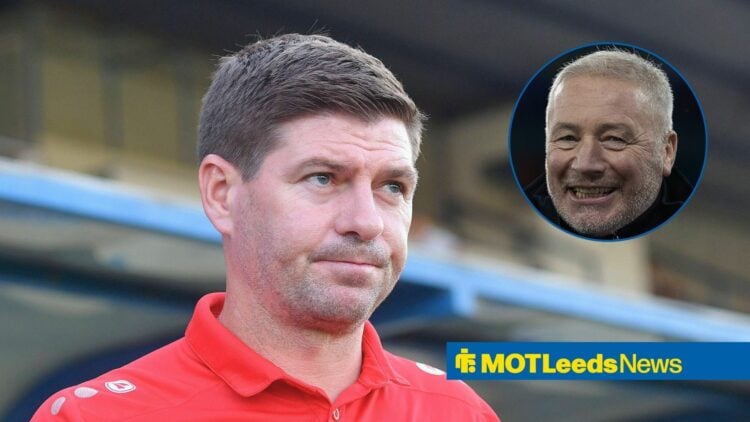 Leeds United-linked Steven Gerrard and Ally McCoist in circular inset