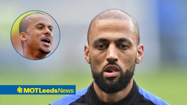 Former Leeds United forward Kemar Roofe and Gabby Agbonlahor in circular inset